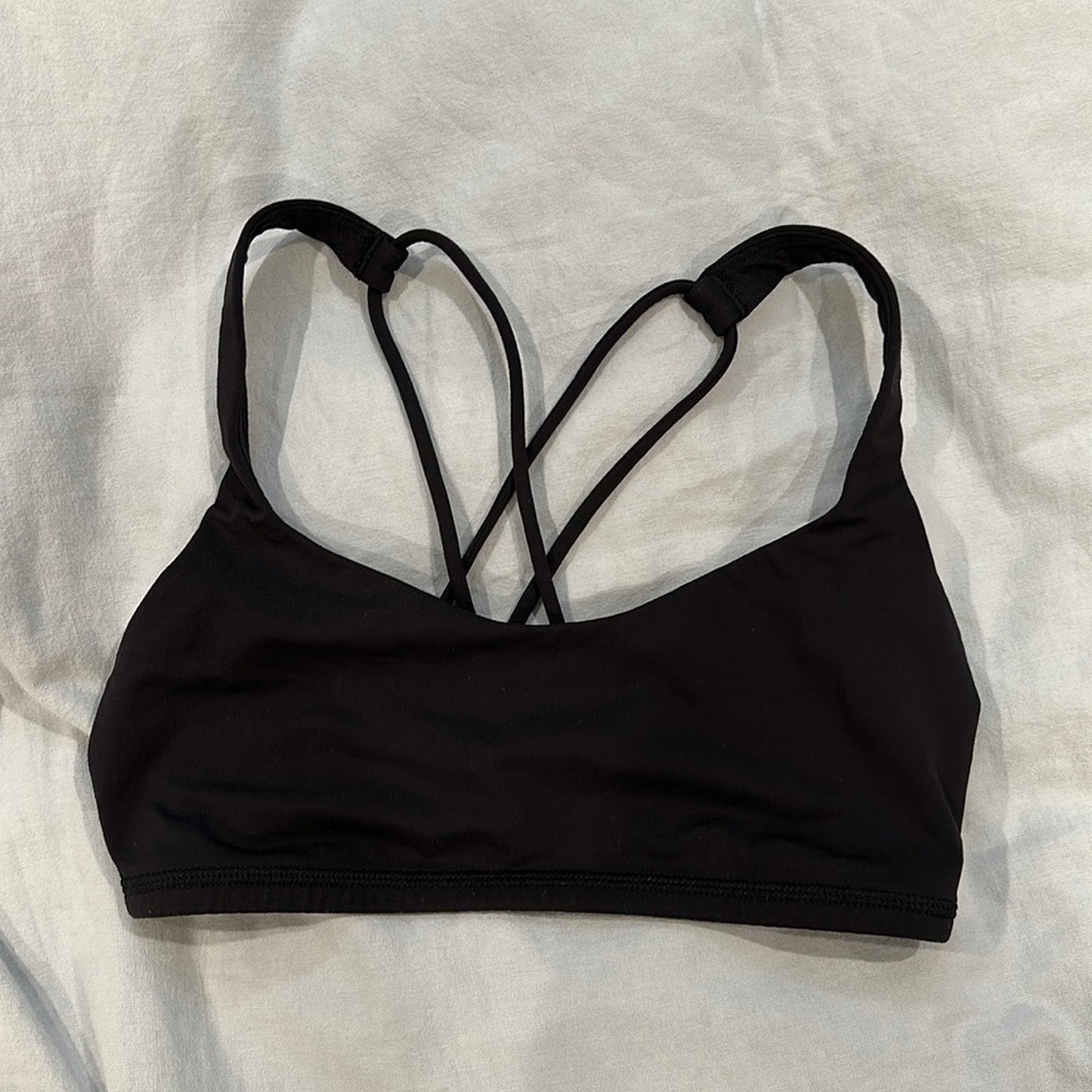 Lululemon Black Sports Bra Size 4